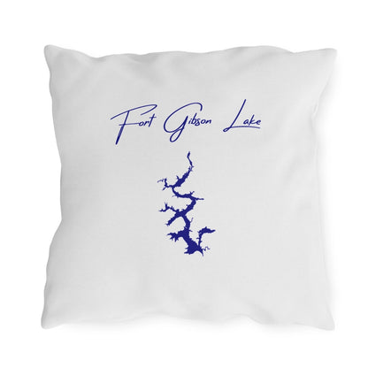 Oklahoma  Fort  Gibson  Lake  Outdoor  Pillow  back  position  view  from  back  18  x  18.webp