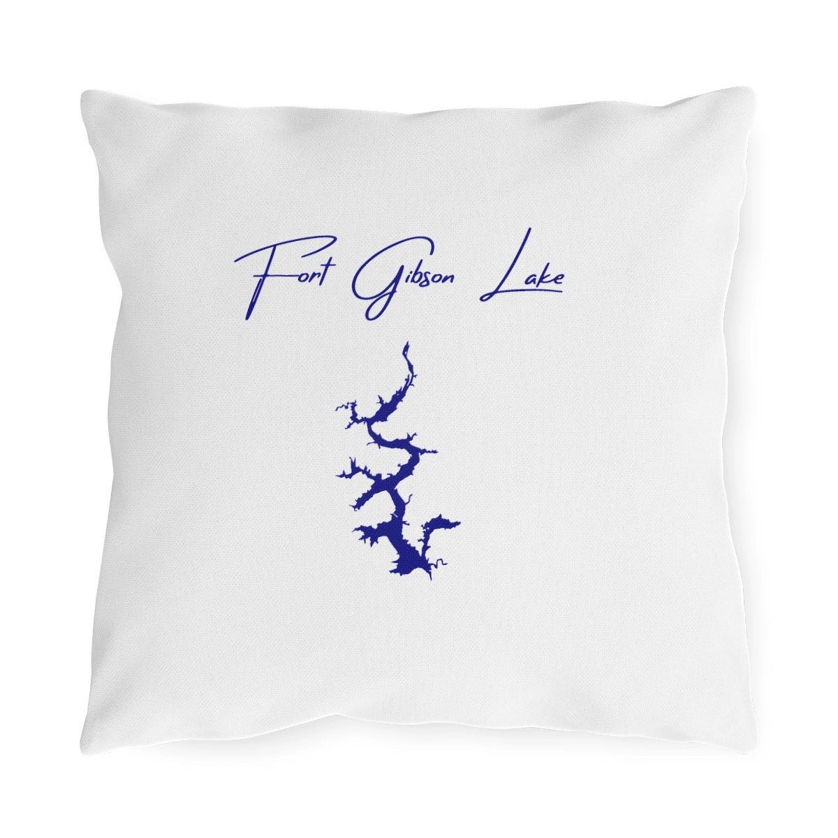 Oklahoma  Fort  Gibson  Lake  Outdoor  Pillow  front  position  view  from  front  16  x  16.webp