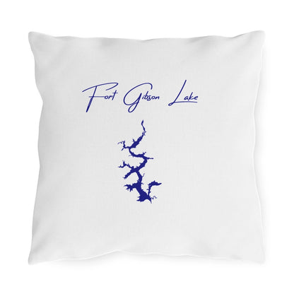 Oklahoma  Fort  Gibson  Lake  Outdoor  Pillow  front  position  view  from  front  16  x  16.webp