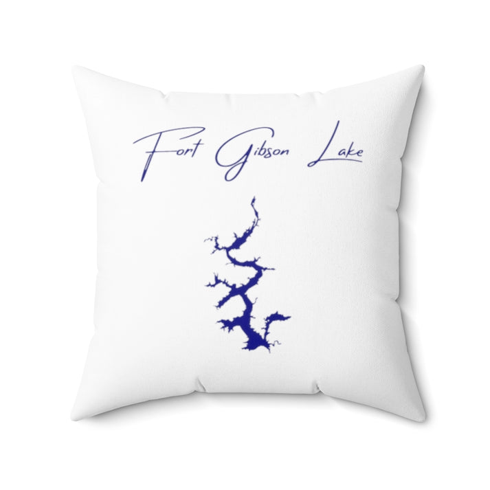 Oklahoma  Fort  Gibson  Lake  Pillow  front  position  view  from  back  20  x  20.webp