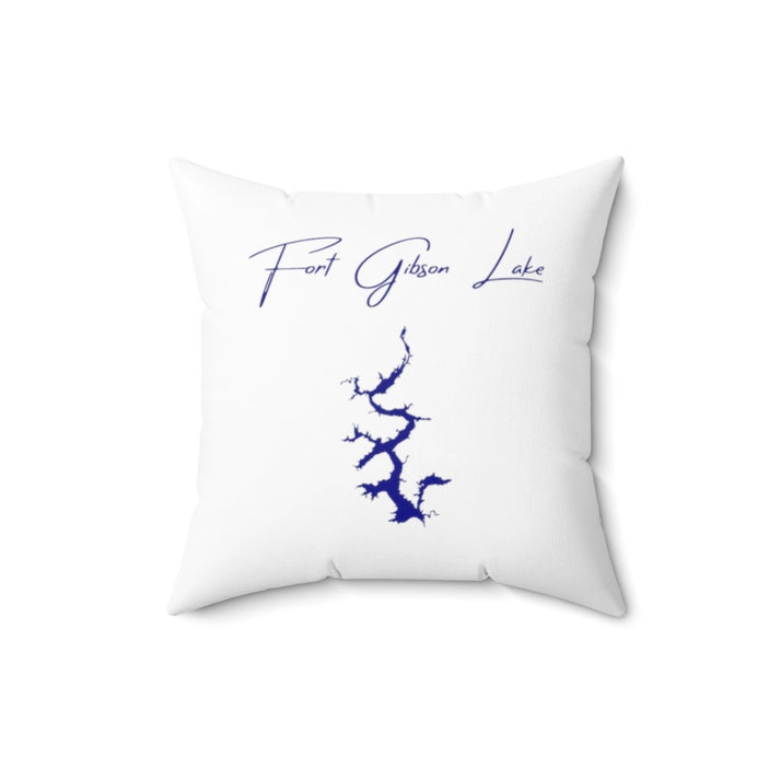 Oklahoma  Fort  Gibson  Lake  Pillow  front  position  view  from  front  16  x  16.webp