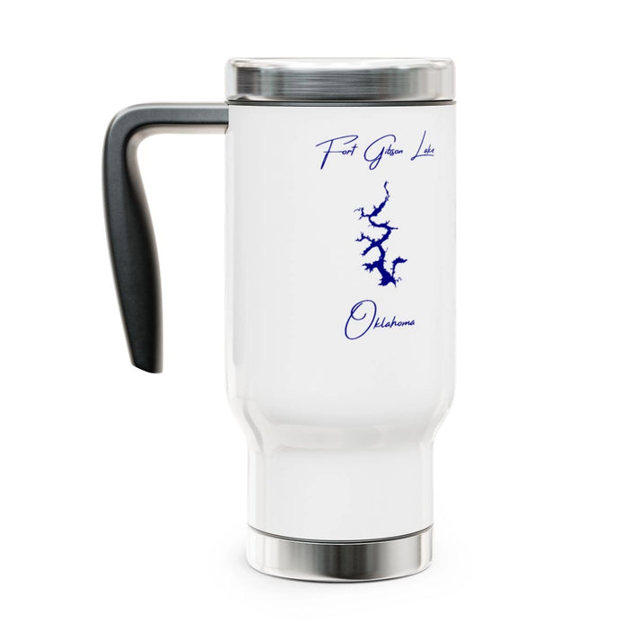 Oklahoma  Fort  Gibson  Lake  Travel  Mug  other  position  view  from  left  14oz.webp