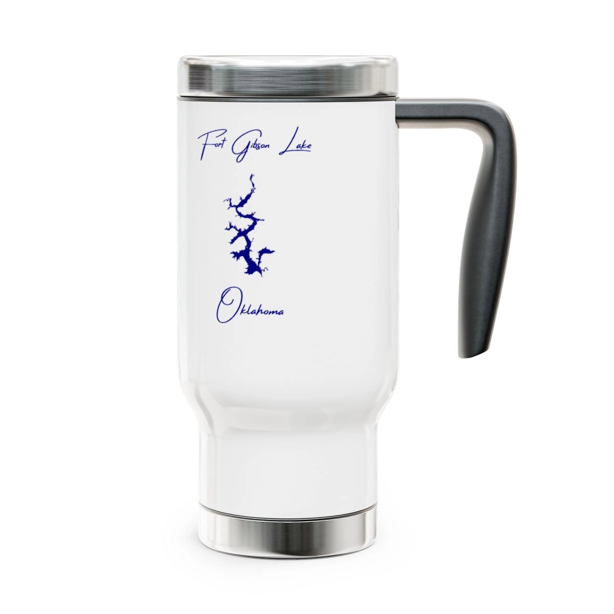 Oklahoma  Fort  Gibson  Lake  Travel  Mug  other  position  view  from  right  14oz.webp