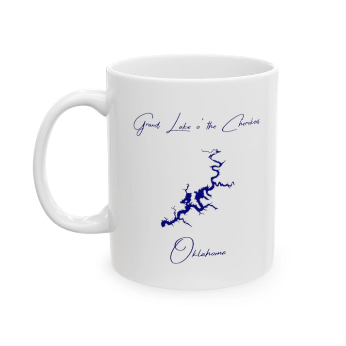 Oklahoma  Grand  Lake  o'  the  Cherokees  Ceramic  Mug  other  position  view  from  left  11oz.webp
