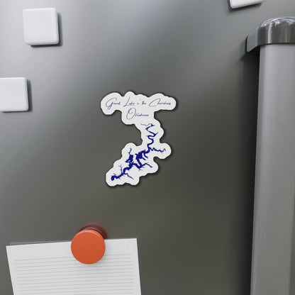 Oklahoma  Grand  Lake  o'  the  Cherokees  Die  Cut  Magnet  front  position  view  from  context-1  4  x  4.webp