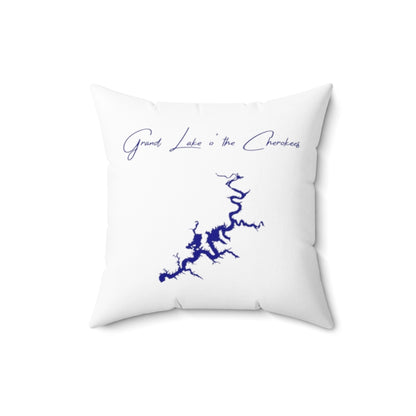 Oklahoma  Grand  Lake  o'  the  Cherokees  Pillow  front  position  view  from  back  16  x  16.webp