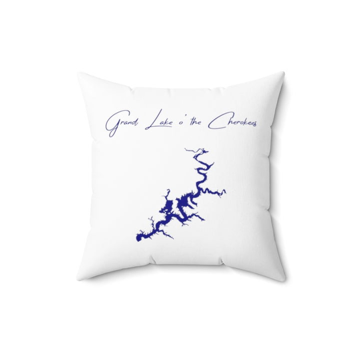 Oklahoma  Grand  Lake  o'  the  Cherokees  Pillow  front  position  view  from  front  16  x  16.webp