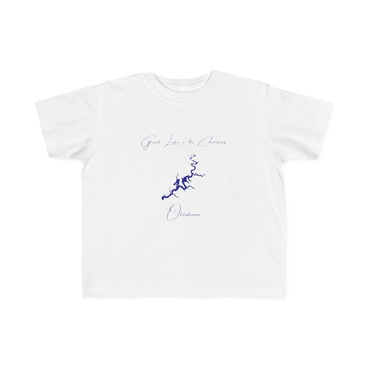 Oklahoma  Grand  Lake  o'  the  Cherokees  Toddler  T-shirt  front  position  view  from  front  white.webp