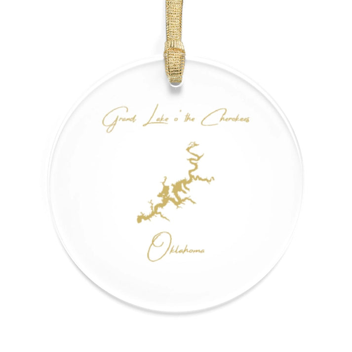 Oklahoma  Grand  Lake  o'  the  Cherokees  Tree  Ornament  other  position  view  from  front  round.webp