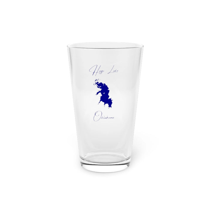 Oklahoma  Hugo  Lake  16oz  Pint  Glass  front  position  view  from  front  16oz.webp