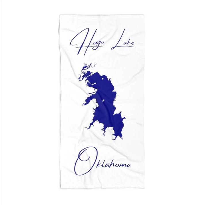 Oklahoma  Hugo  Lake  Beach  Towel  front  position  view  from  front  36  x  72.webp