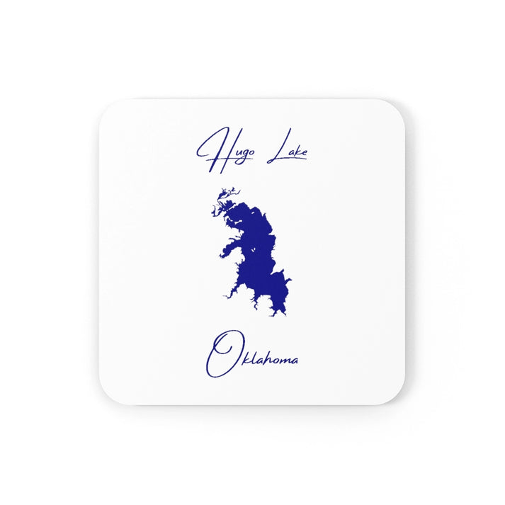 Oklahoma  Hugo  Lake  Coaster  Set  front  position  view  from  front  3.75  x  3.75.webp