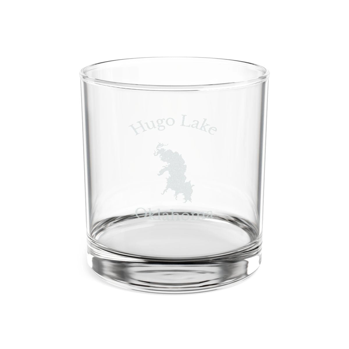 Oklahoma  Hugo  Lake  Engraved  Whiskey  Glass  other  position  view  from  front  10.5oz.webp