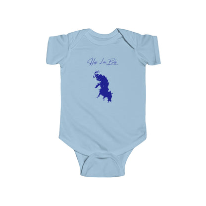 Oklahoma  Hugo  Lake  Onesie  front  position  view  from  front  light  blue.webp