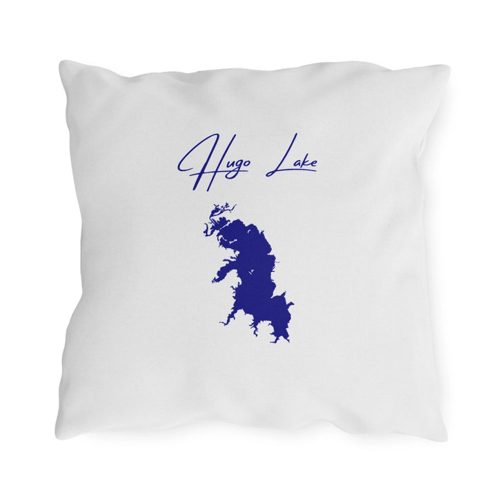 Oklahoma  Hugo  Lake  Outdoor  Pillow  back  position  view  from  back  18  x  18.webp