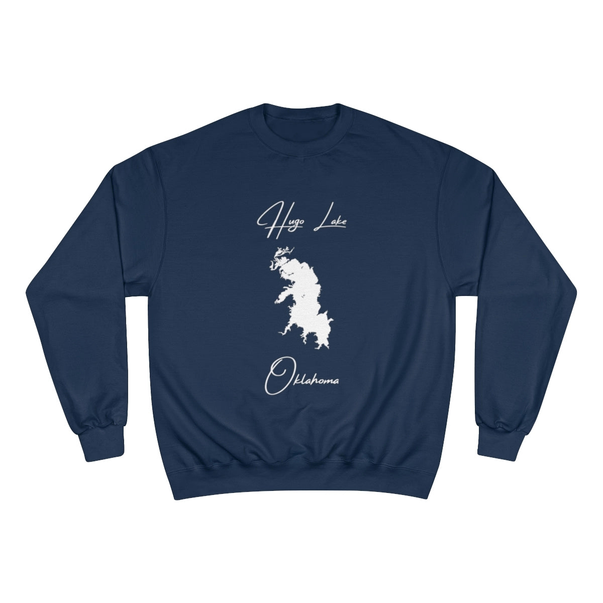 Oklahoma  Hugo  Lake  Sweatshirt  front  position  view  from  front  navy.webp