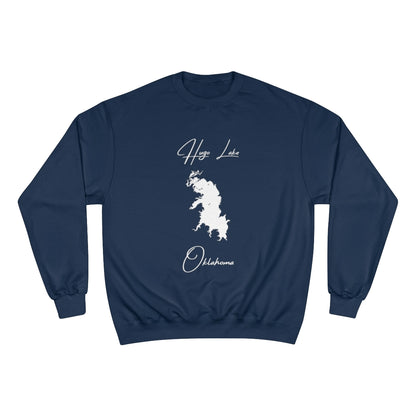 Oklahoma  Hugo  Lake  Sweatshirt  front  position  view  from  front  navy.webp