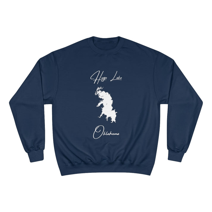 Oklahoma  Hugo  Lake  Sweatshirt  front  position  view  from  front  navy.webp