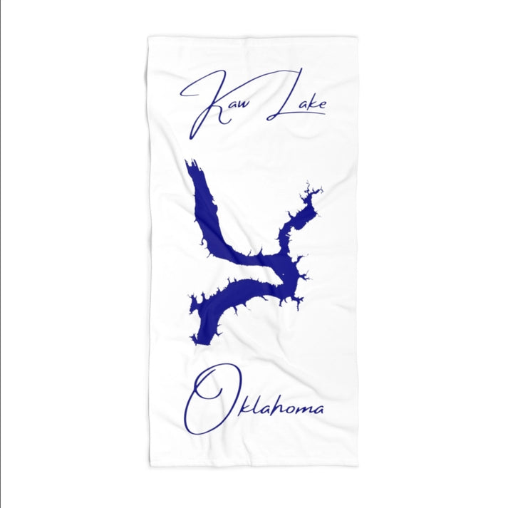 Oklahoma  Kaw  Lake  Beach  Towel  front  position  view  from  front  36  x  72.webp