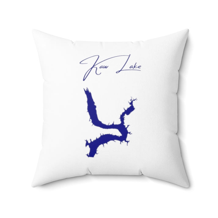 Oklahoma  Kaw  Lake  Pillow  front  position  view  from  back  20  x  20.webp