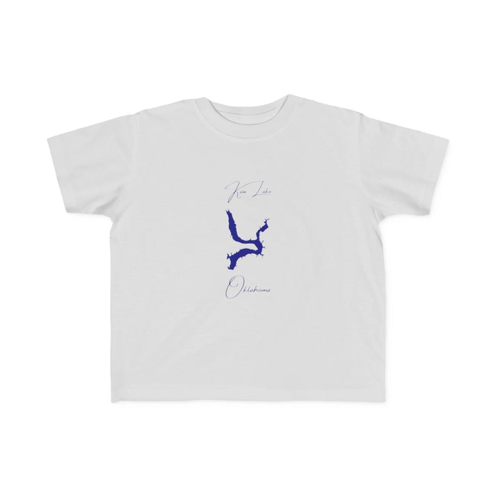 Oklahoma  Kaw  Lake  Toddler  T-shirt  front  position  view  from  front  silver.webp