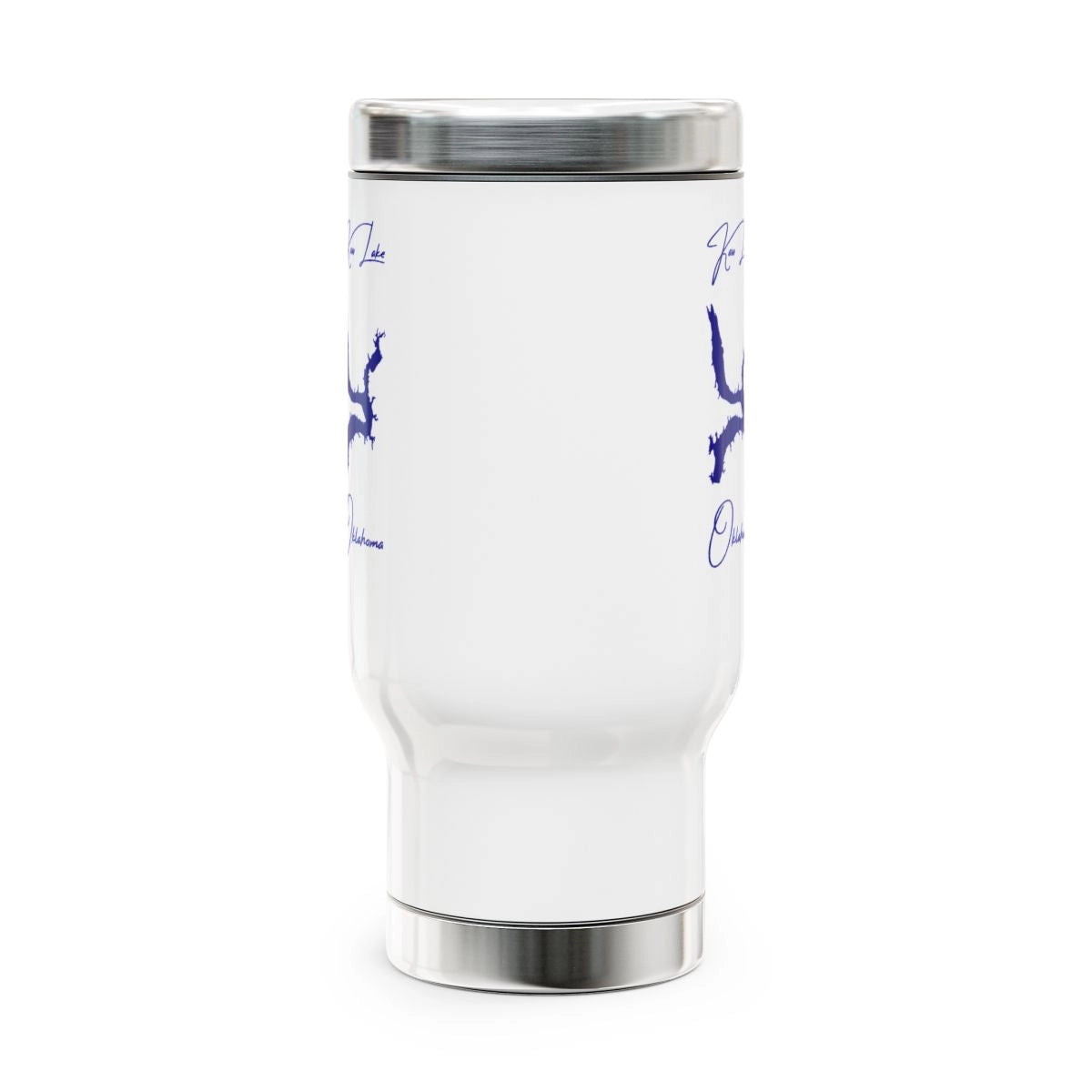 Oklahoma  Kaw  Lake  Travel  Mug  other  position  view  from  front  14oz.webp