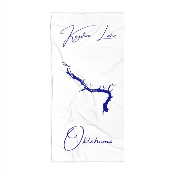 Oklahoma  Keystone  Lake  Beach  Towel  front  position  view  from  front  36  x  72.webp