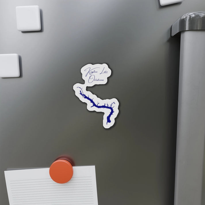 Oklahoma  Keystone  Lake  Die  Cut  Magnet  front  position  view  from  context-1  4  x  4.webp