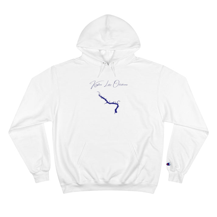 Oklahoma  Keystone  Lake  Hoodie  front  position  view  from  front  white.webp