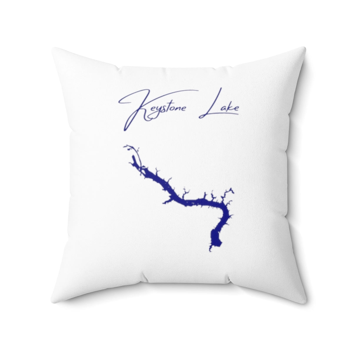 Oklahoma  Keystone  Lake  Pillow  front  position  view  from  back  20  x  20.webp