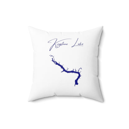 Oklahoma  Keystone  Lake  Pillow  front  position  view  from  front  16  x  16.webp