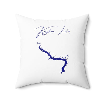 Oklahoma  Keystone  Lake  Pillow  front  position  view  from  front  20  x  20.webp