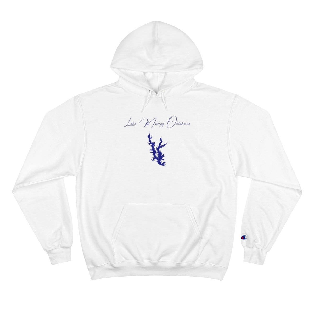 Oklahoma  Lake  Murray  Hoodie  front  position  view  from  front  white.webp