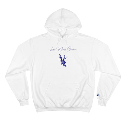 Oklahoma  Lake  Murray  Hoodie  front  position  view  from  front  white.webp
