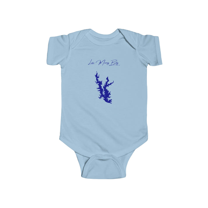 Oklahoma  Lake  Murray  Onesie  front  position  view  from  front  light  blue.webp