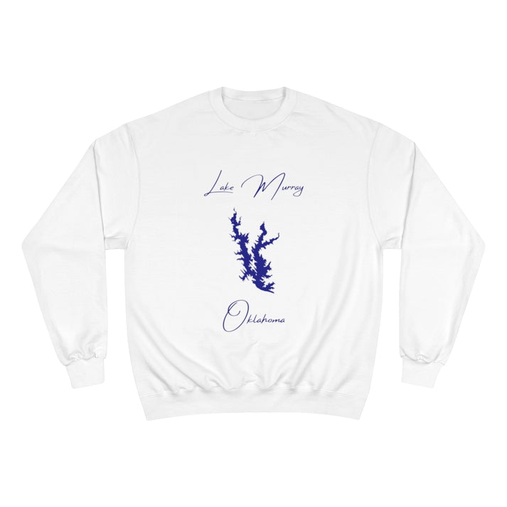 Oklahoma  Lake  Murray  Sweatshirt  front  position  view  from  front  white.webp