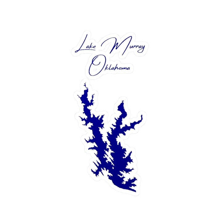Oklahoma  Lake  Murray  Vinyl  Decal  other  position  view  from  front  4  x  6.webp