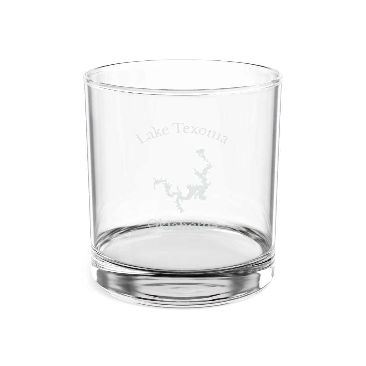 Oklahoma  Lake  Texoma  Engraved  Whiskey  Glass  other  position  view  from  front  10.5oz.webp