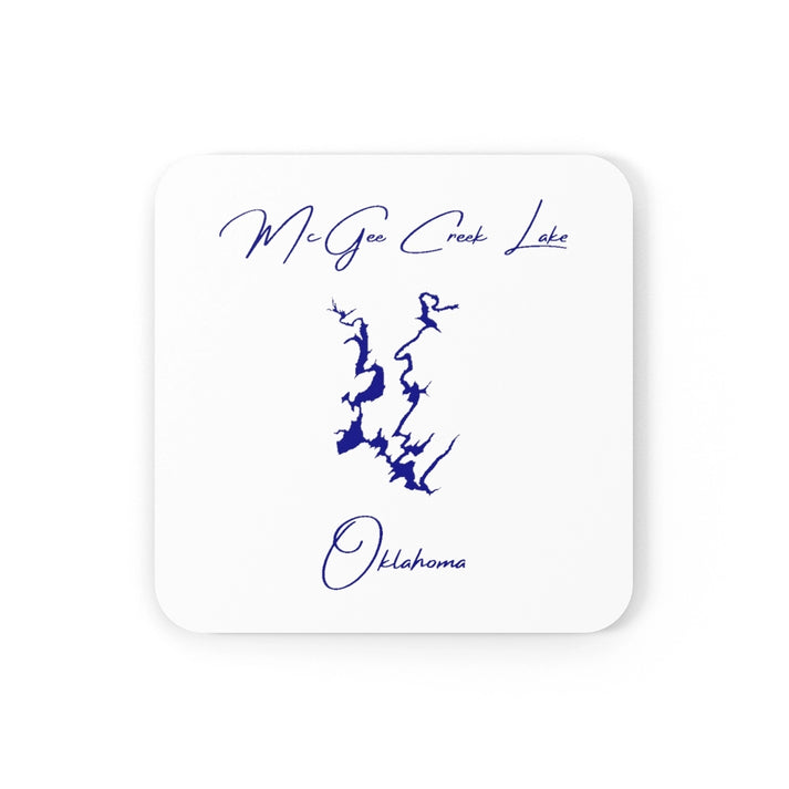 Oklahoma  McGee  Creek  Lake  Coaster  Set  front  position  view  from  front  3.75  x  3.75.webp