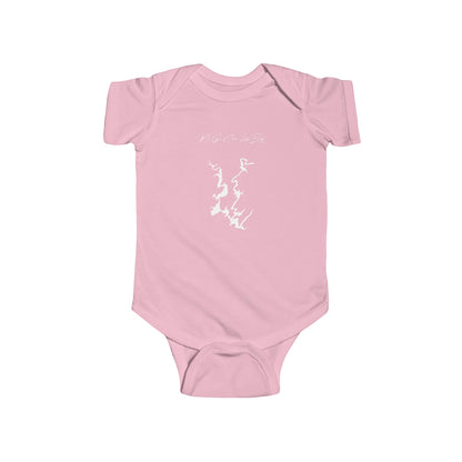 Oklahoma  McGee  Creek  Lake  Onesie  front  position  view  from  front  pink.webp