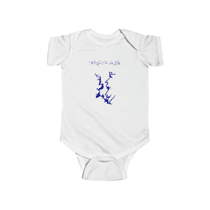 Oklahoma  McGee  Creek  Lake  Onesie  front  position  view  from  front  white.webp