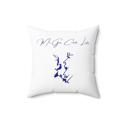 Oklahoma  McGee  Creek  Lake  Pillow  front  position  view  from  back  16  x  16.webp