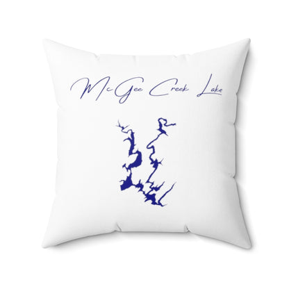 Oklahoma  McGee  Creek  Lake  Pillow  front  position  view  from  back  20  x  20.webp