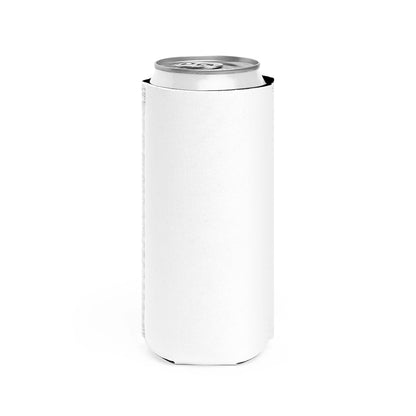 Oklahoma  McGee  Creek  Lake  Slim  Can  Koozie  back  position  view  from  back  white.webp