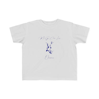 Oklahoma  McGee  Creek  Lake  Toddler  T-shirt  front  position  view  from  front  silver.webp