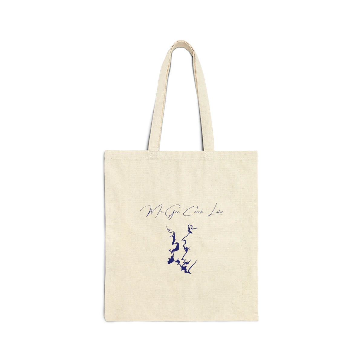 Oklahoma  McGee  Creek  Lake  Tote  Bag  back  position  view  from  back  15  x  16.webp