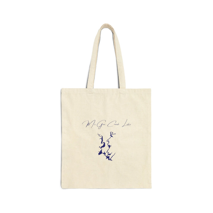 Oklahoma  McGee  Creek  Lake  Tote  Bag  back  position  view  from  back  15  x  16.webp