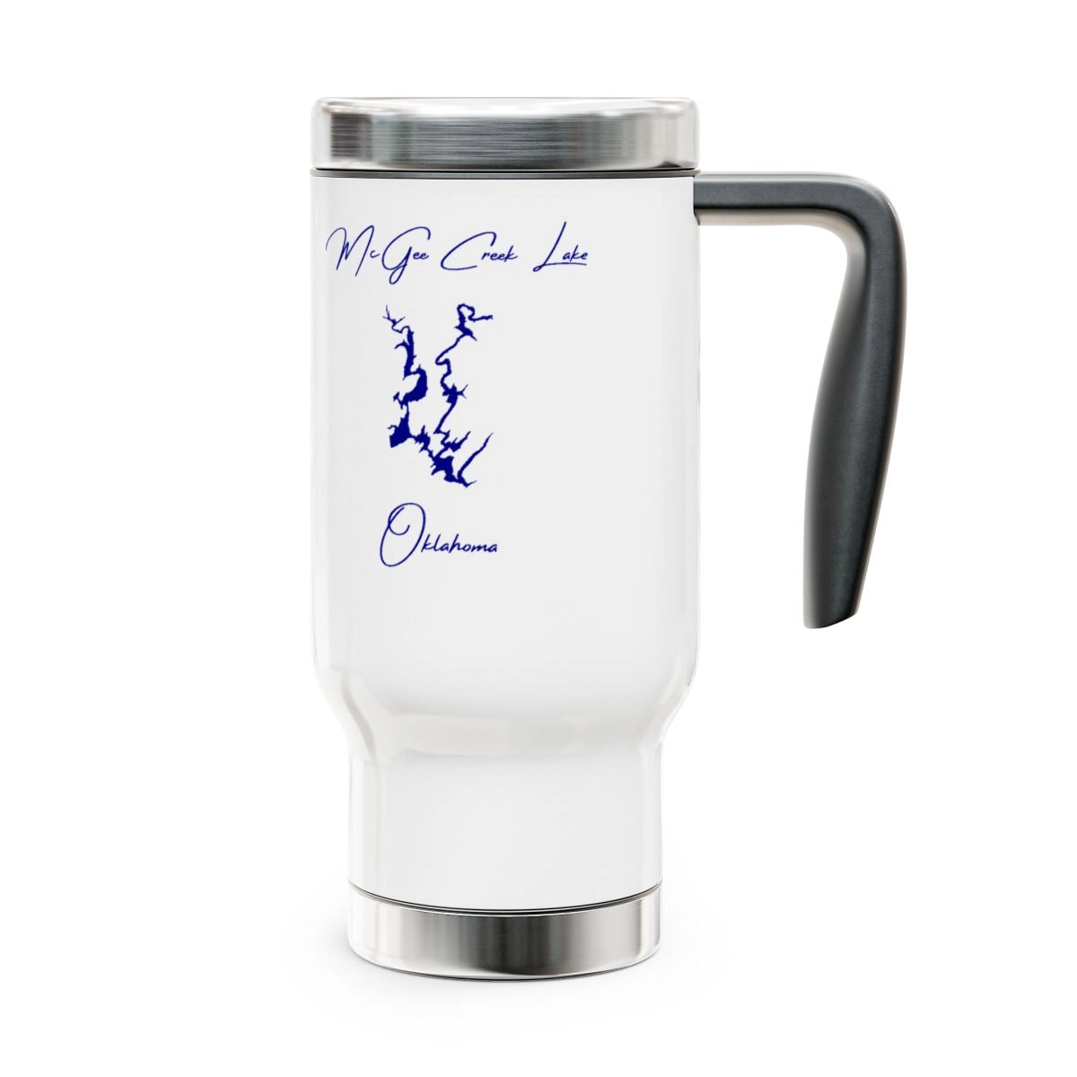 Oklahoma  McGee  Creek  Lake  Travel  Mug  other  position  view  from  right  14oz.webp