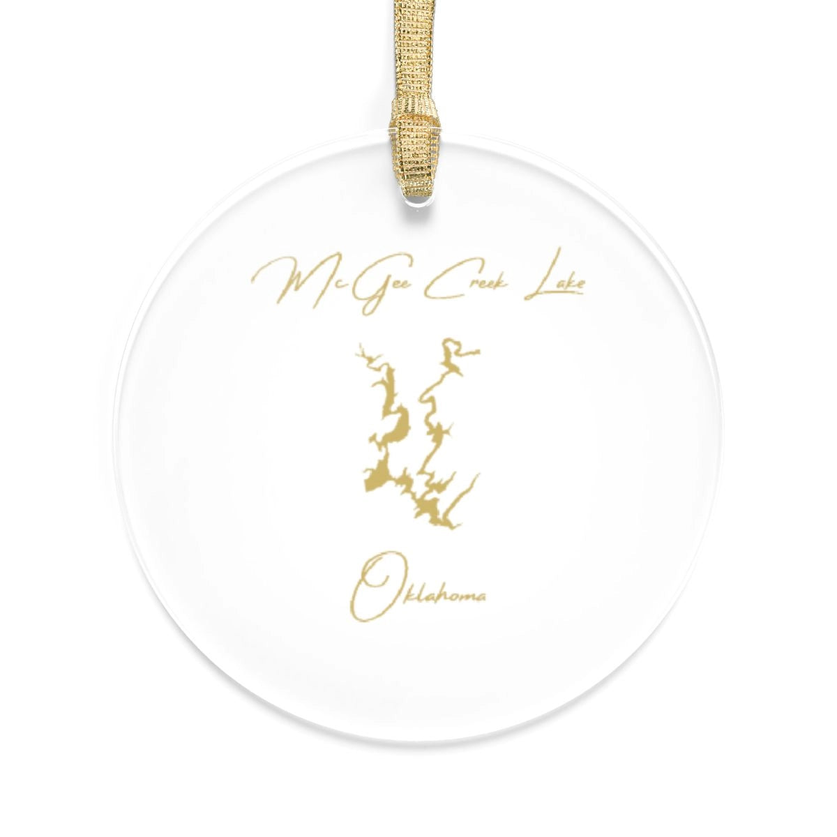 Oklahoma  McGee  Creek  Lake  Tree  Ornament  other  position  view  from  front  round.webp