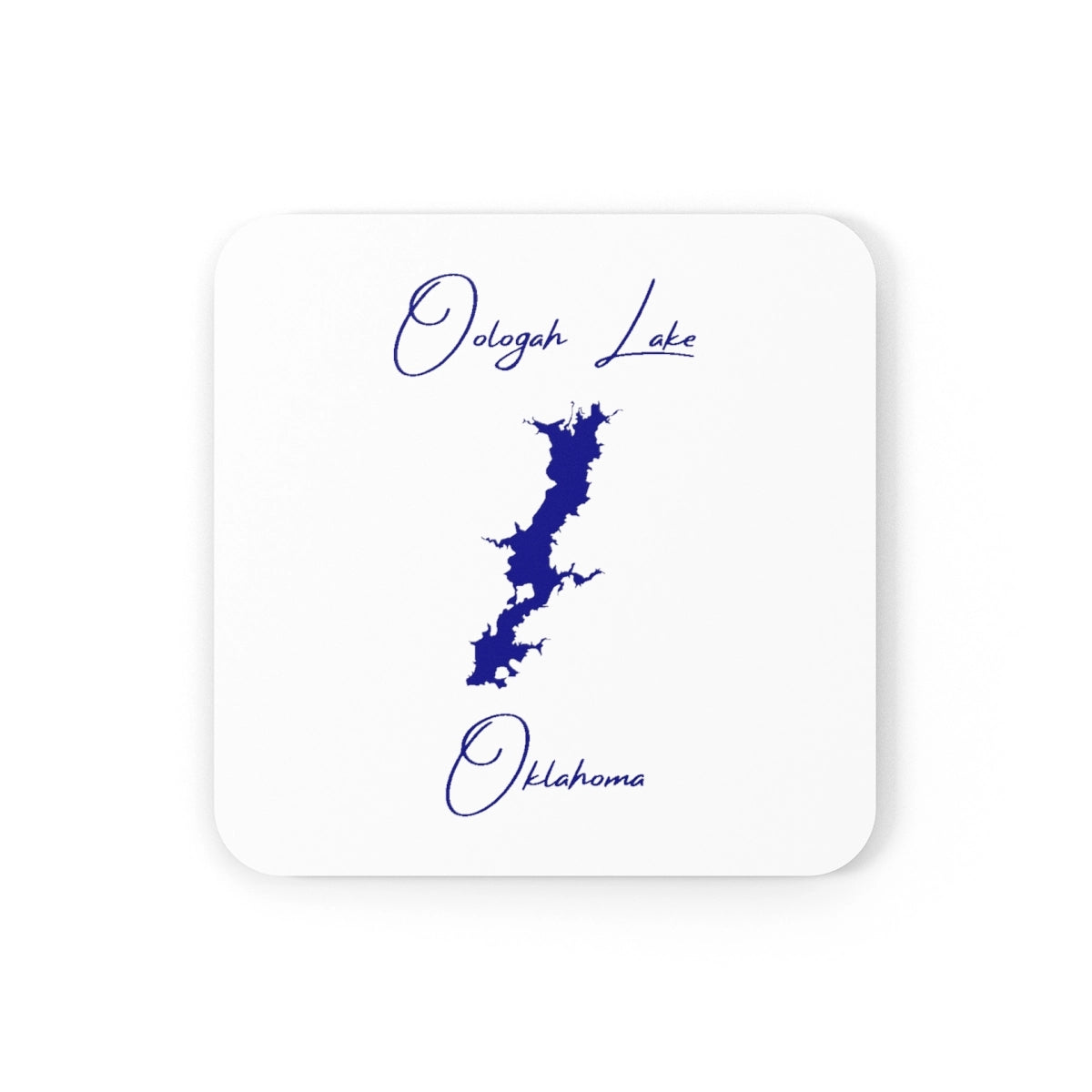 Oklahoma  Oologah  Lake  Coaster  Set  front  position  view  from  front  3.75  x  3.75.webp